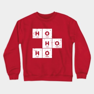 Ho Ho Ho Santa Periodic Table Crewneck Sweatshirt